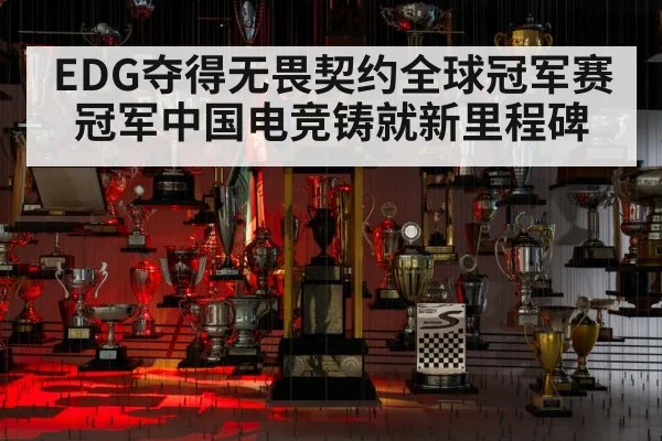 EDG夺得无畏契约全球冠军赛冠军中国电竞铸就新里程碑